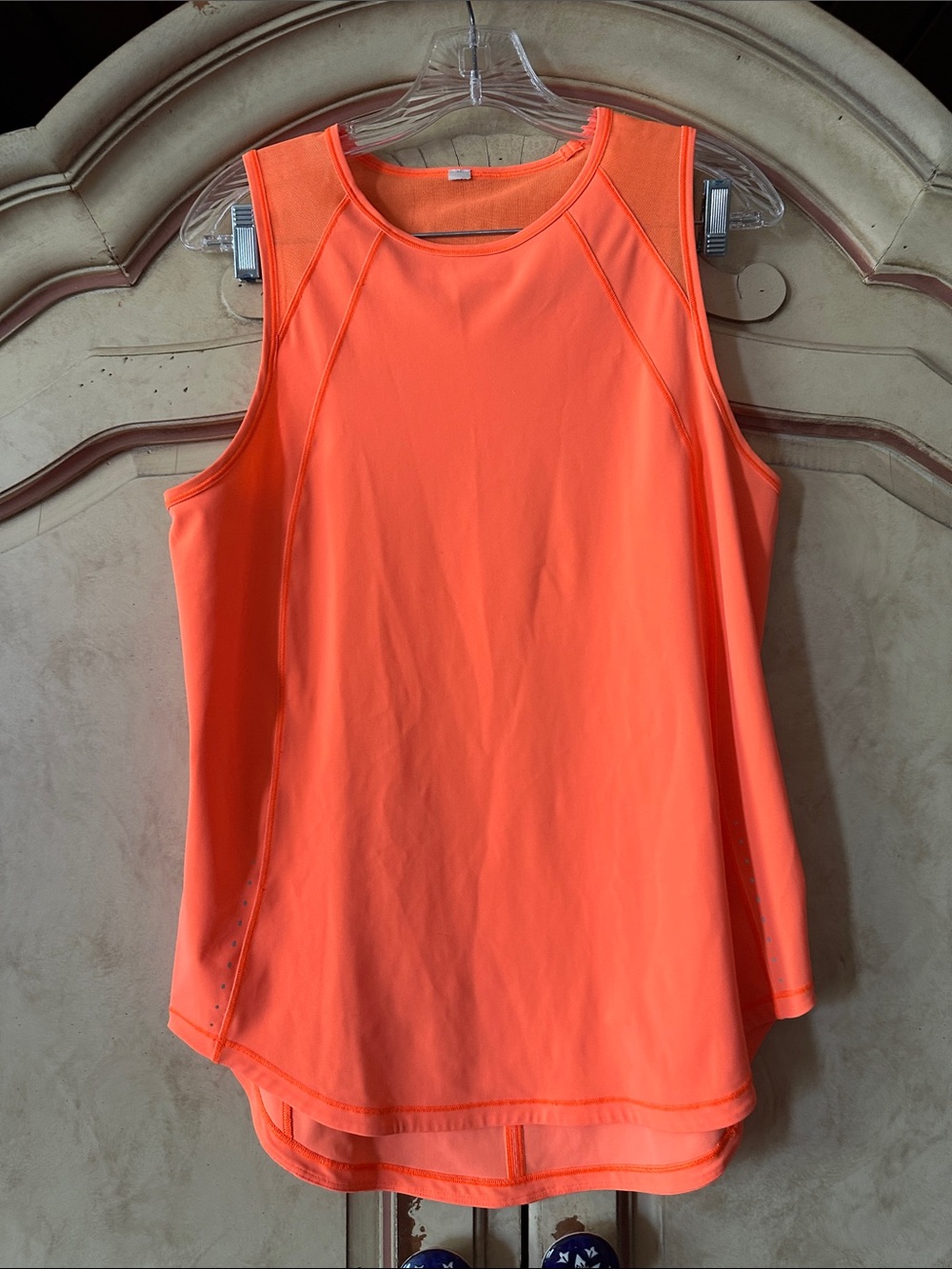 lululemon athletica Neon Orange Athletic Tank
